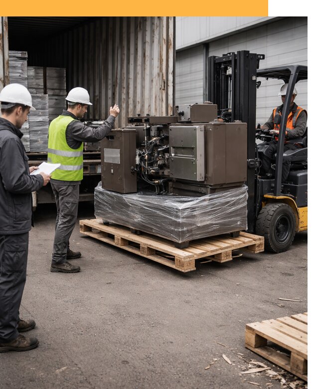 Доставка промышленного оборудования из Европы от 45558