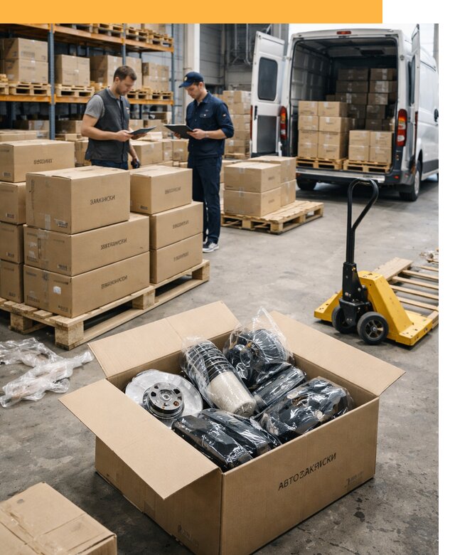 Доставка автозапчастей из Европы от 12655 руб быстро и надёжно