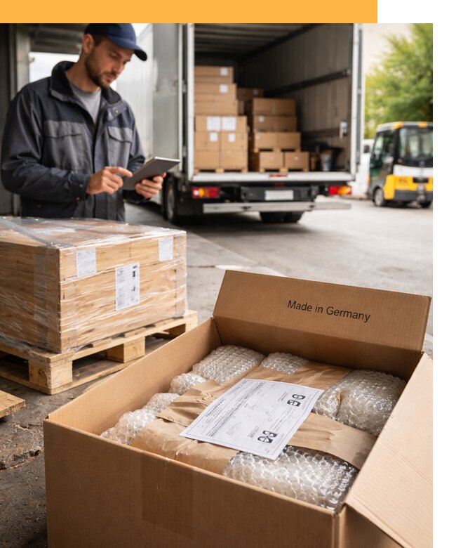 Доставка грузов из Германии от 45558 руб с таможенным оформлением