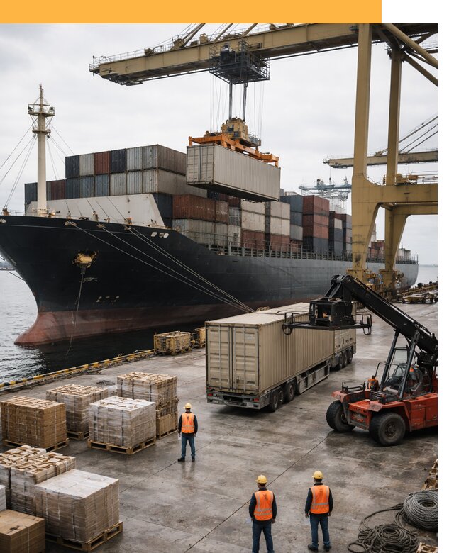 Морские перевозки из Индии: доставка FCL/LCL, таможня от 121488