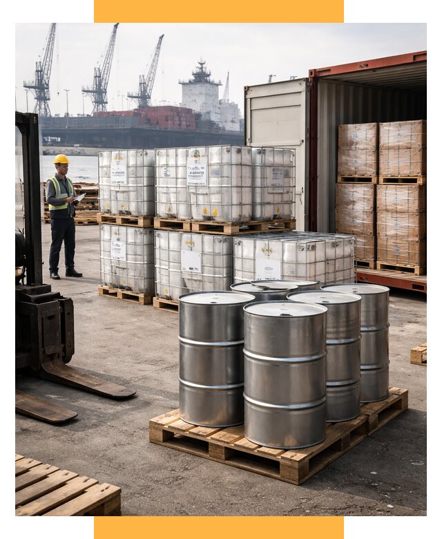 Доставка химического сырья из Индии от 253100 р. | СетСервис-Орл