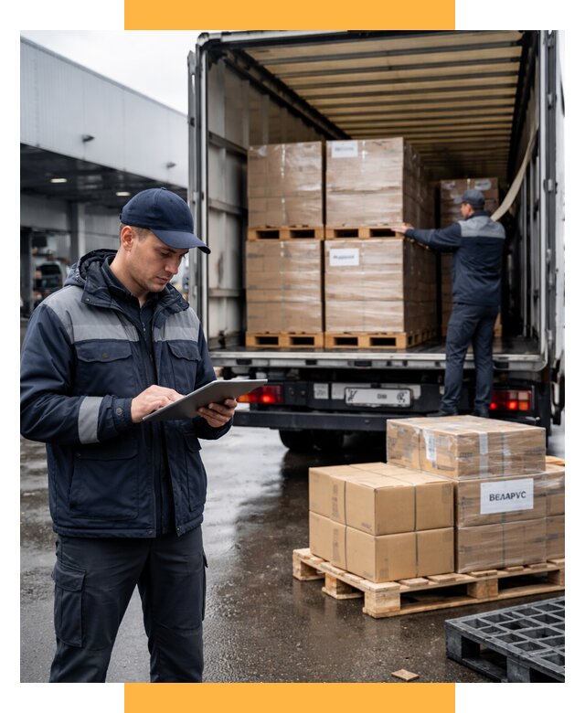 Доставка грузов из Беларуси от 15186 р. логистика СетСервис-Орл