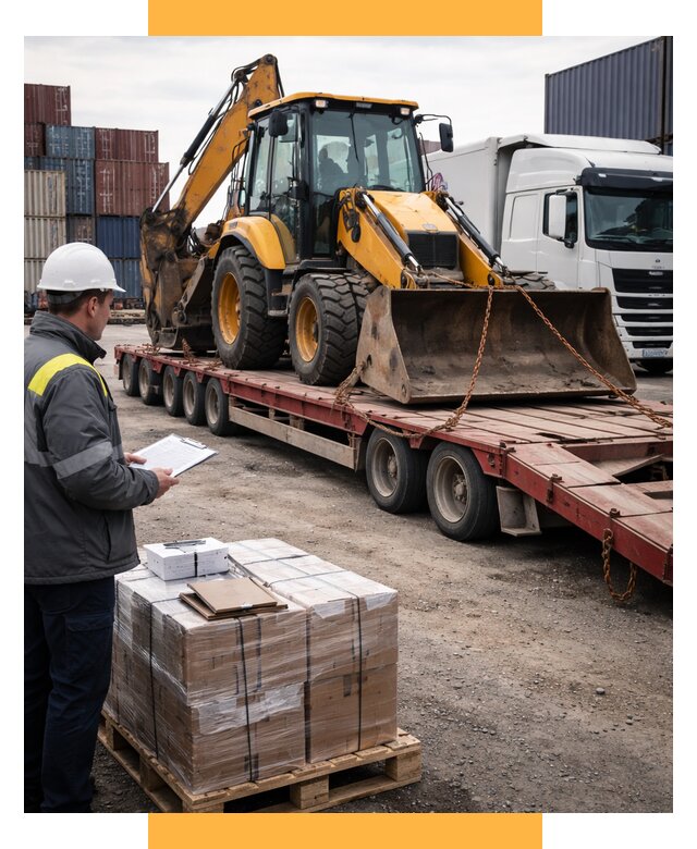 Международная перевозка спецтехники от 45558 р., СетСервис-Орл