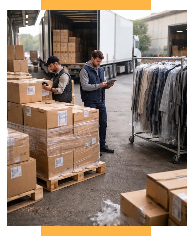 Перевозка и доставка одежды из Китая от 7593 р., СетСервис-Орл