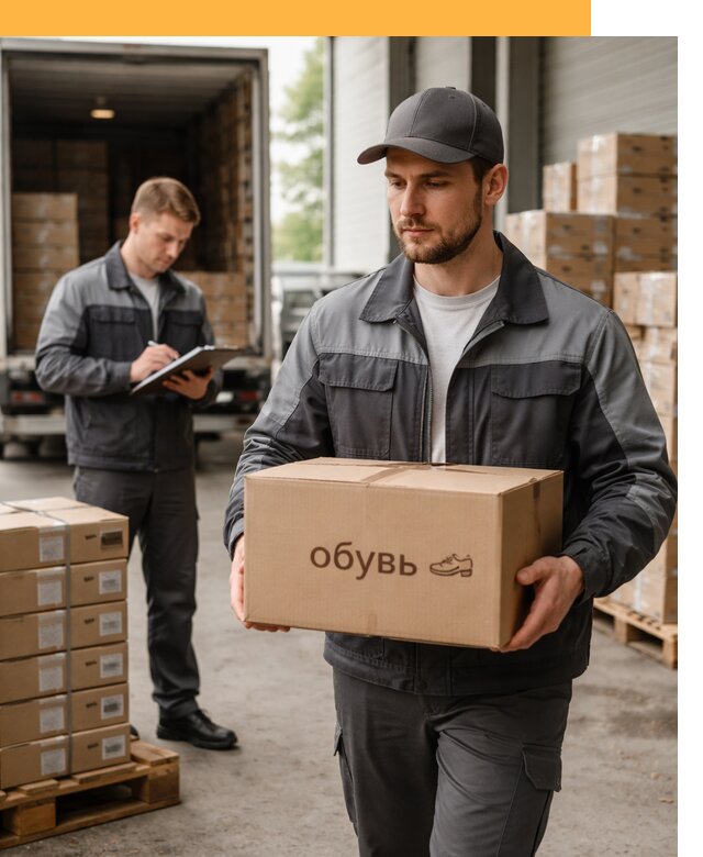 Международная перевозка обуви с таможенным оформлением от 4556