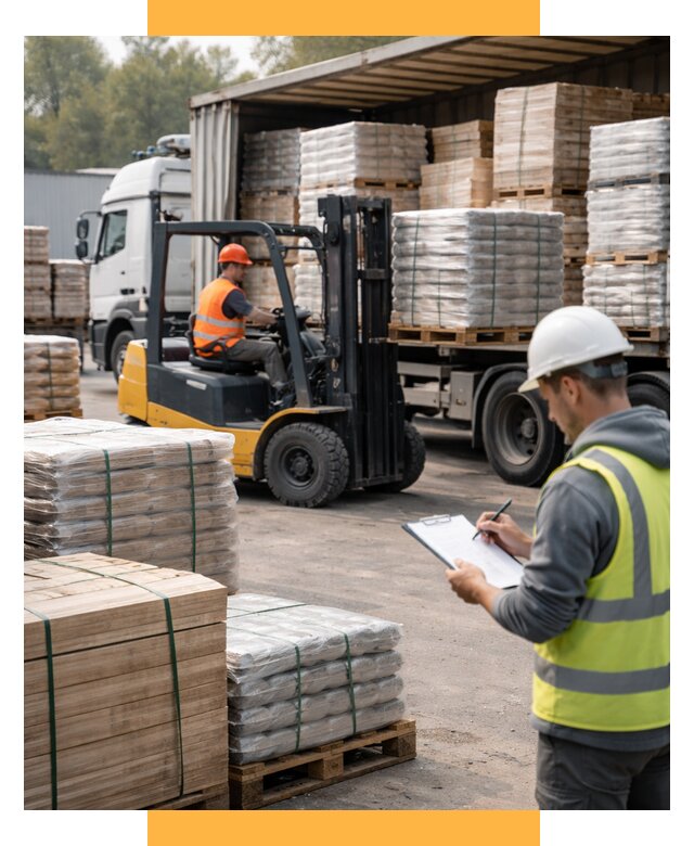 Перевозка строительных материалов от 5568 р. | СетСервис-Орл