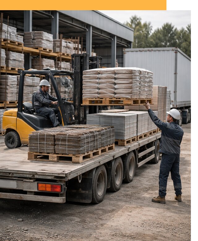 Перевозка строительных материалов по миру от 5568 руб