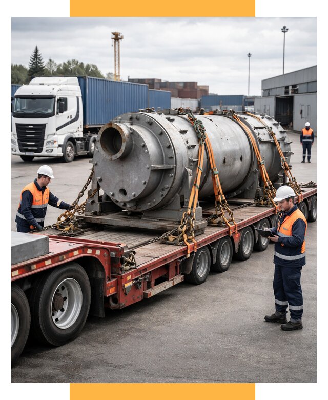 Перевозка тяжеловесных грузов под ключ от 151860 р. | СетСервис-Орл