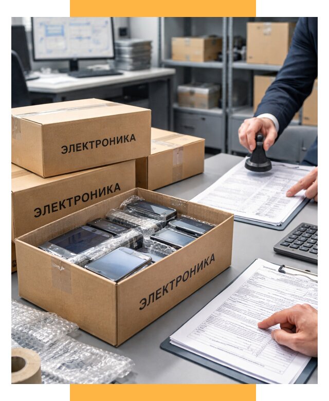Растаможка электроники под ключ от 8099 р. СетСервис-Орл
