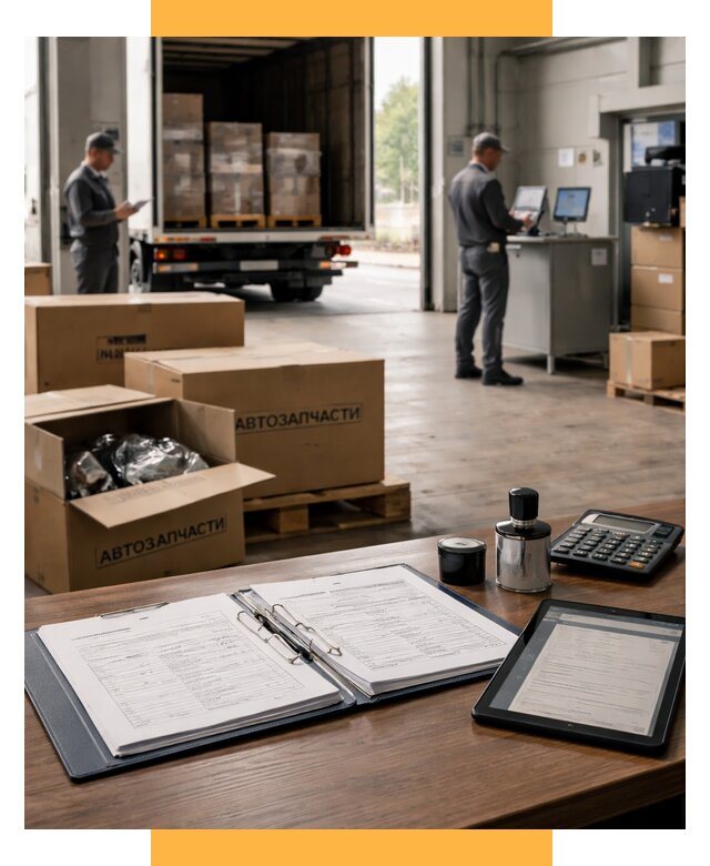 Таможенное оформление автозапчастей под ключ от 8605 р., СетСервис-Орл