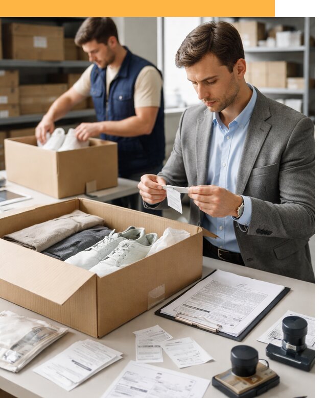 Таможенное оформление одежды и обуви по выгодной цене от 6581 руб