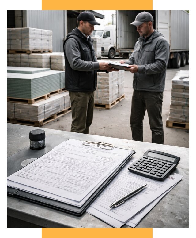 Таможенное оформление стройматериалов от 8605 р. | СетСервис-Орл