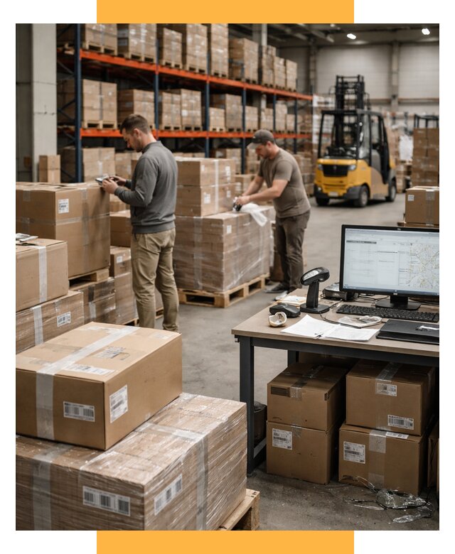 Склад консолидации в Европе от 6581 р., услуги СетСервис-Орл