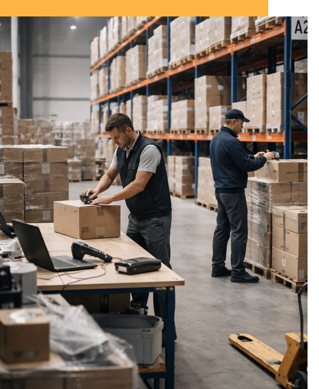 Склад консолидации в Европе: хранение, сортировка от 6581